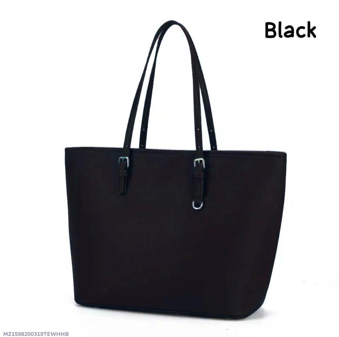 Women's PU Leather Plain Shoulder Bag