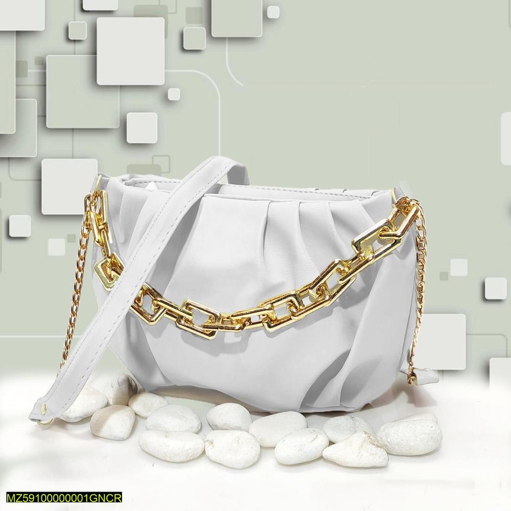 Women's Plain Saddle Crossbody Bag
