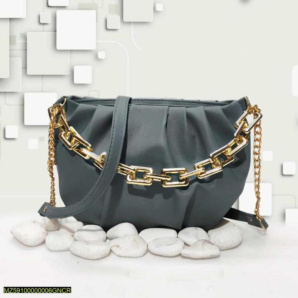 Women's Plain Saddle Crossbody Bag