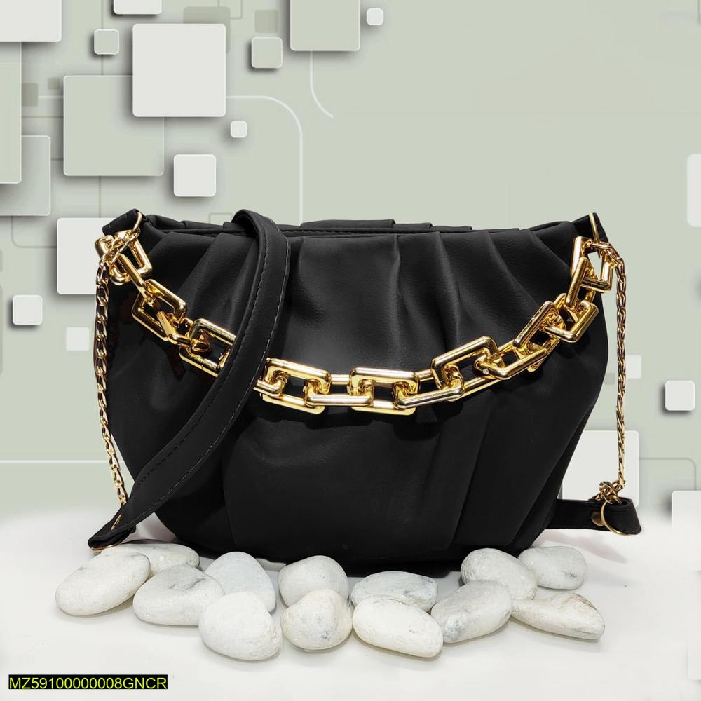 Women's Plain Saddle Crossbody Bag